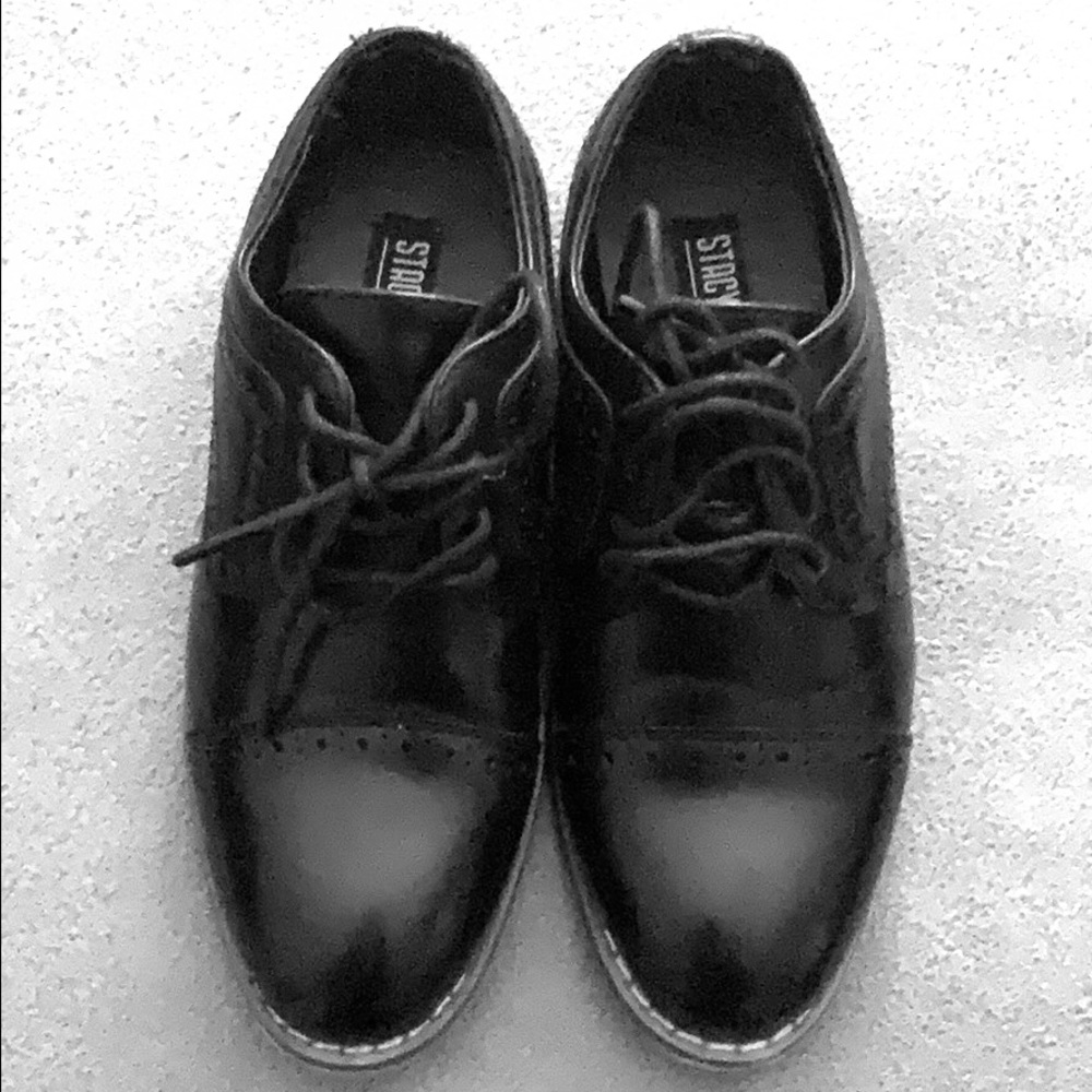Boys Stacy Adams dress shoes.